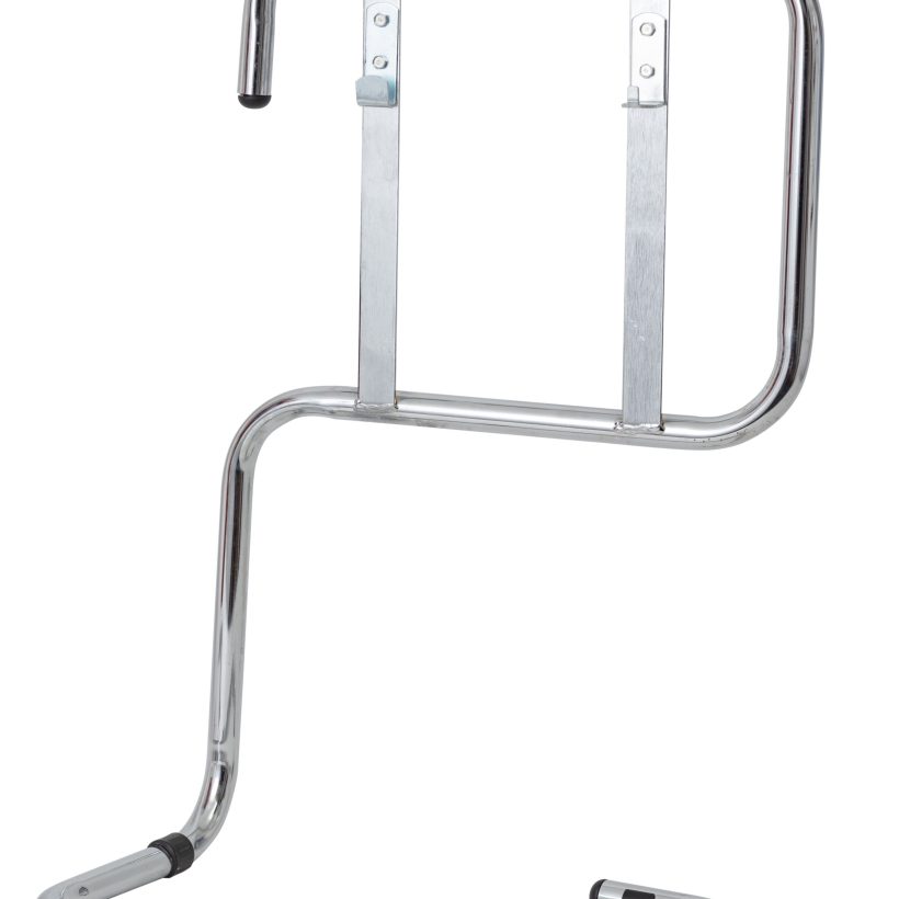 Double chrome extinguisher stand