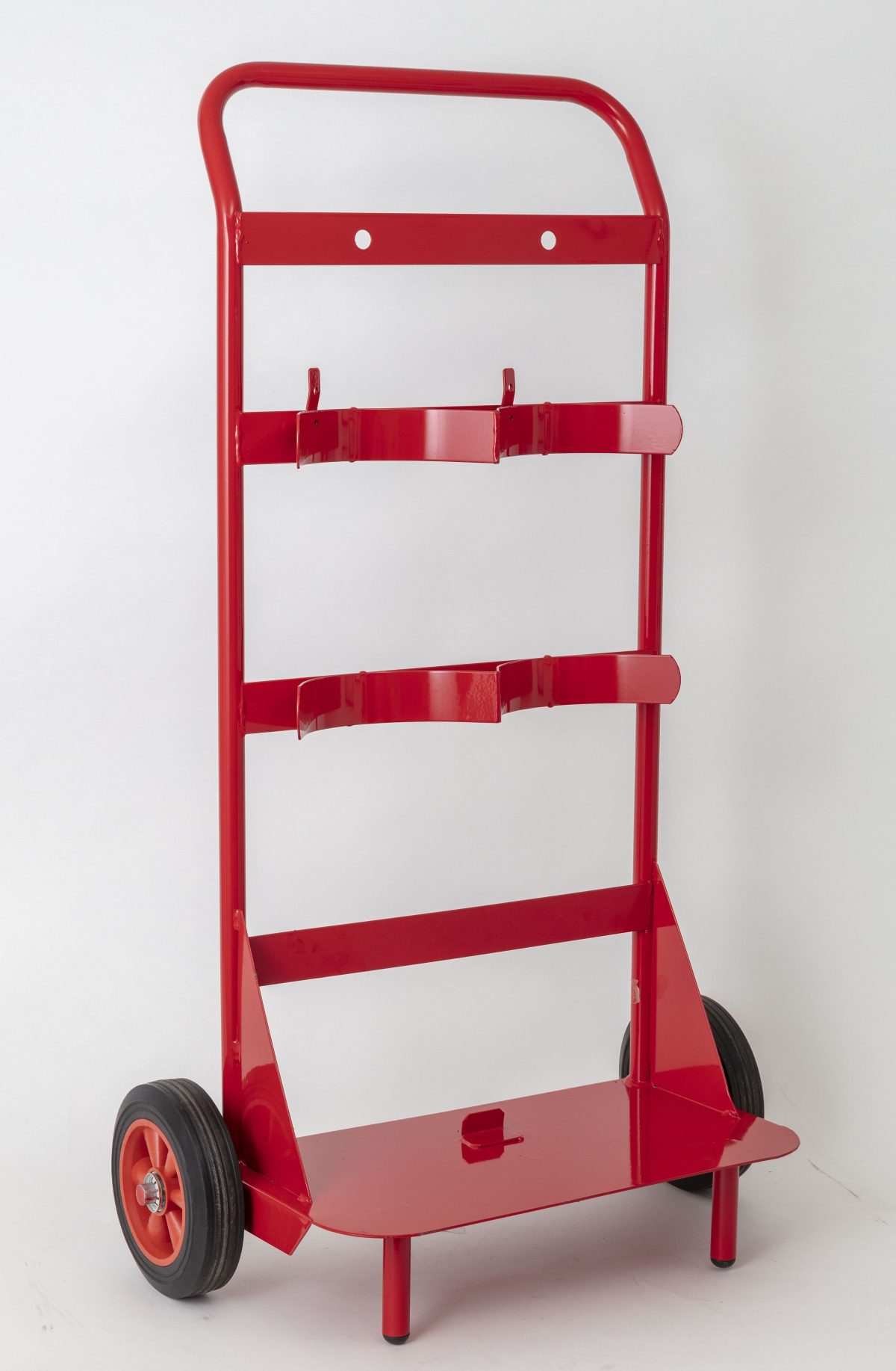 Double extinguisher trolley unit forecourt