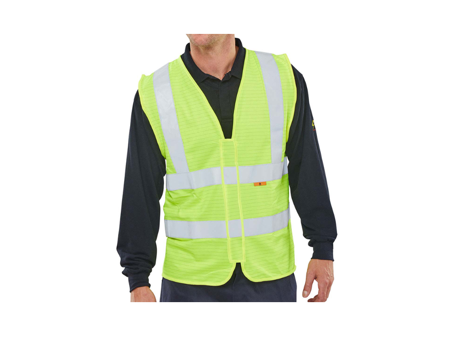 Hi viz vest yellow