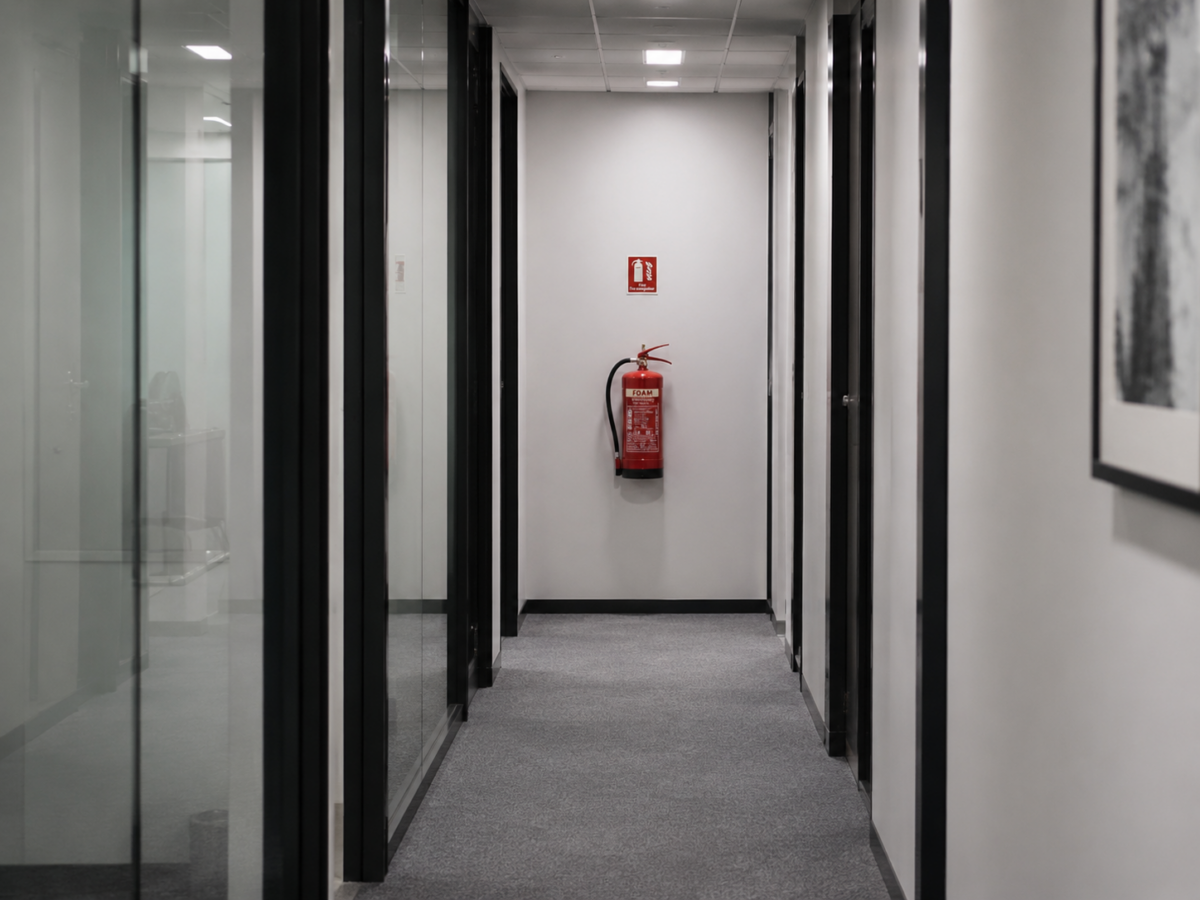 Corridor extinguisher